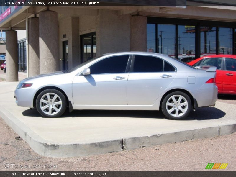 Meteor Silver Metallic / Quartz 2004 Acura TSX Sedan