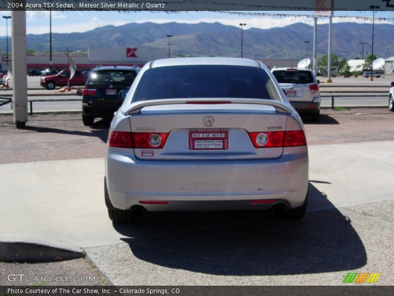 Meteor Silver Metallic / Quartz 2004 Acura TSX Sedan