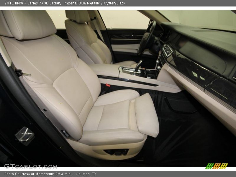 Imperial Blue Metallic / Oyster/Black 2011 BMW 7 Series 740Li Sedan