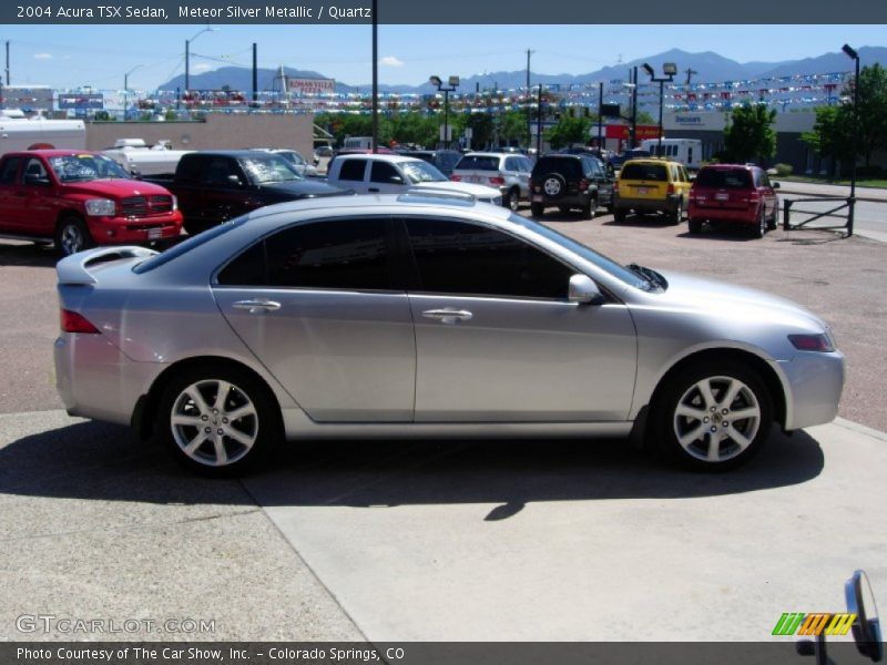 Meteor Silver Metallic / Quartz 2004 Acura TSX Sedan