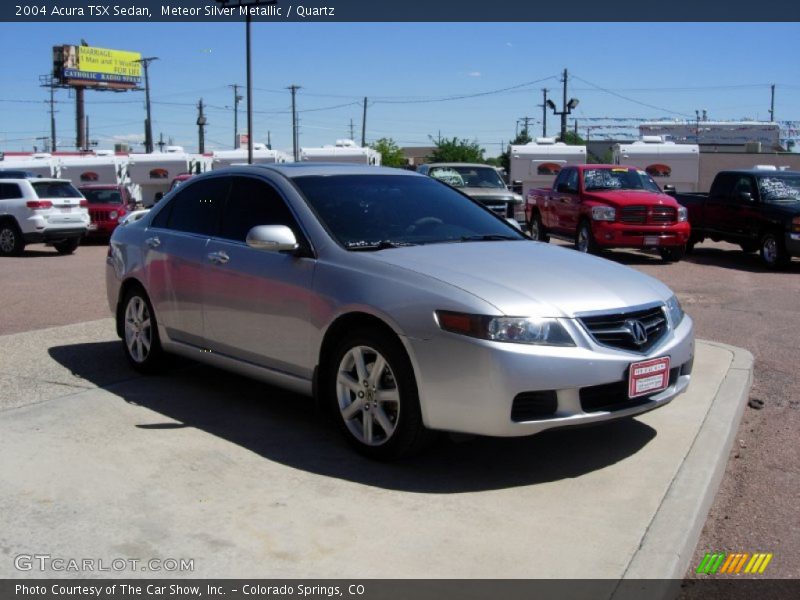 Meteor Silver Metallic / Quartz 2004 Acura TSX Sedan