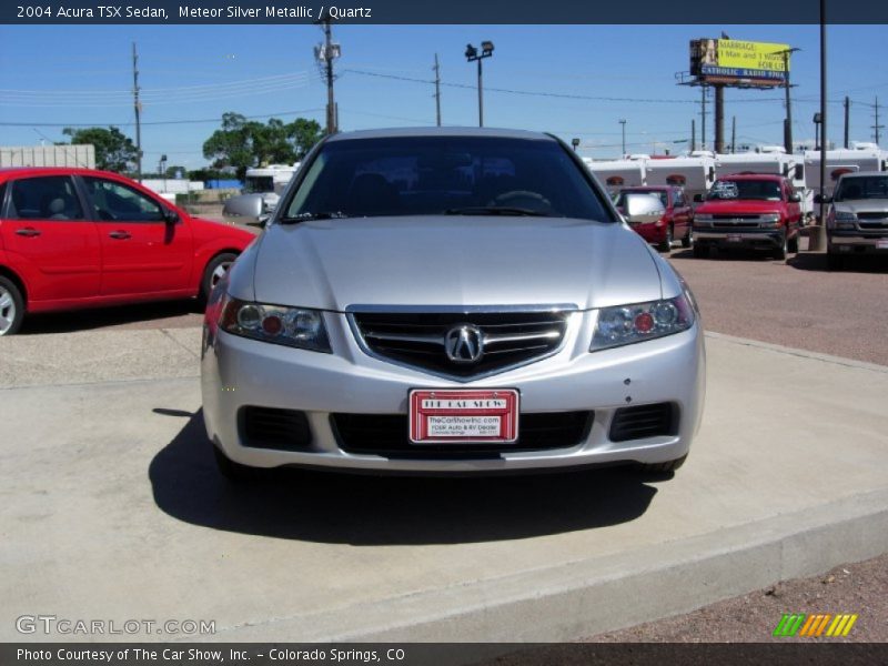 Meteor Silver Metallic / Quartz 2004 Acura TSX Sedan