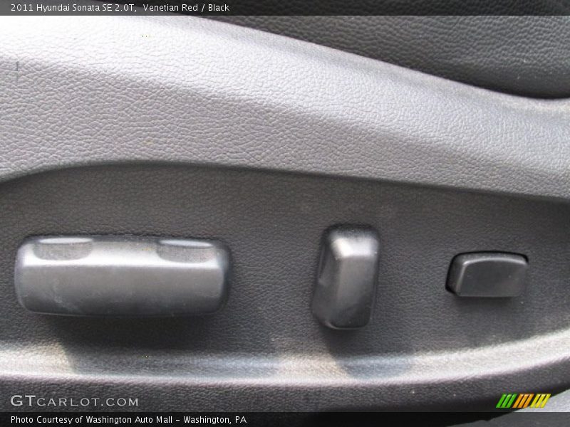 Venetian Red / Black 2011 Hyundai Sonata SE 2.0T