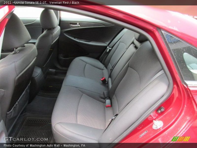 Venetian Red / Black 2011 Hyundai Sonata SE 2.0T