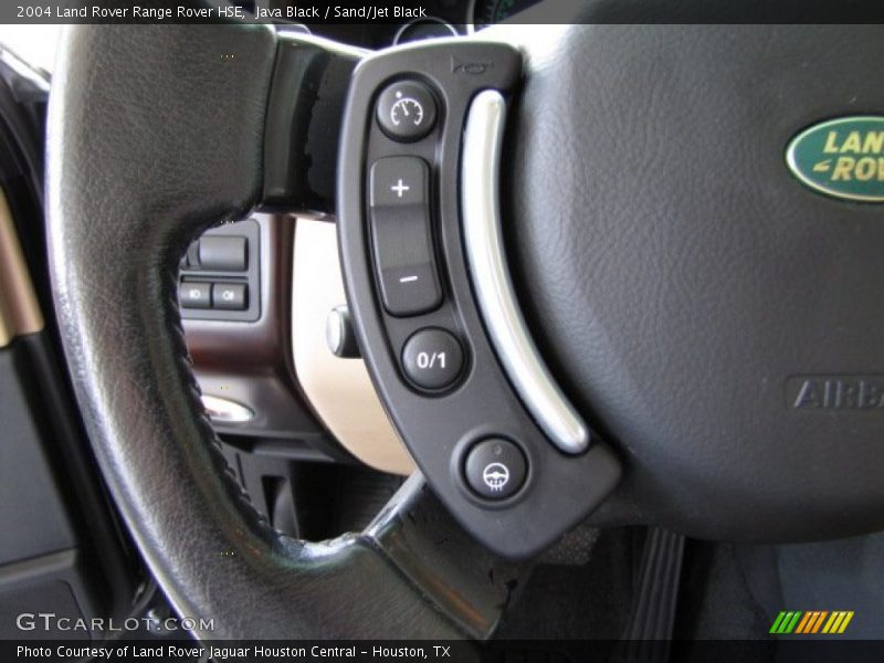 Java Black / Sand/Jet Black 2004 Land Rover Range Rover HSE