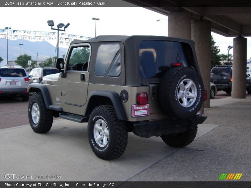 Light Khaki Metallic / Khaki 2004 Jeep Wrangler X 4x4