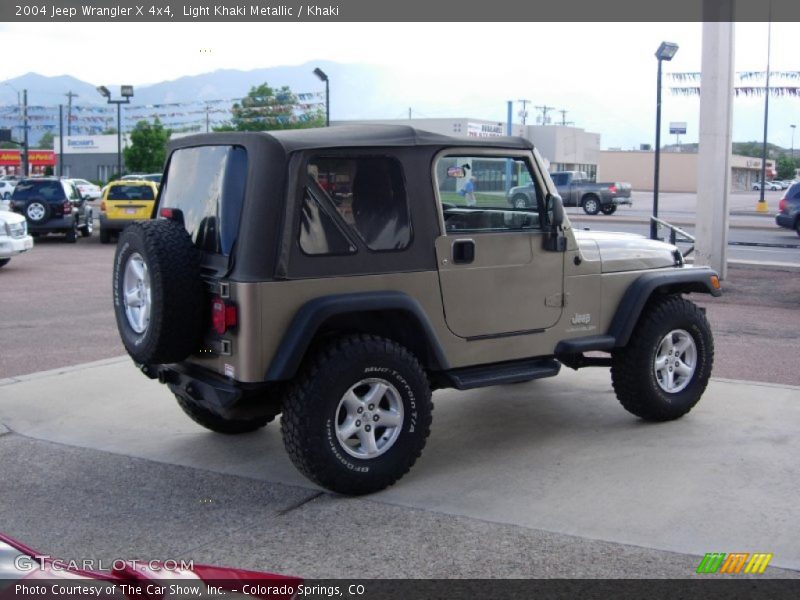 Light Khaki Metallic / Khaki 2004 Jeep Wrangler X 4x4