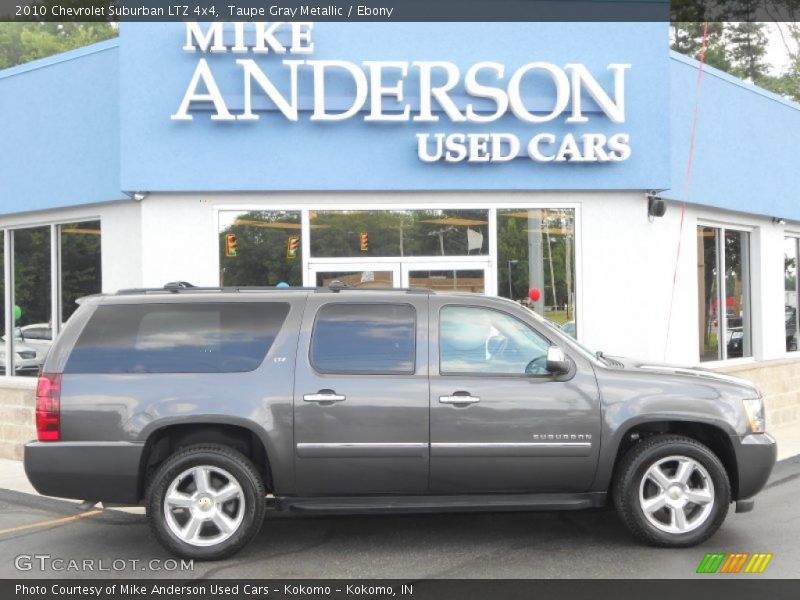 Taupe Gray Metallic / Ebony 2010 Chevrolet Suburban LTZ 4x4