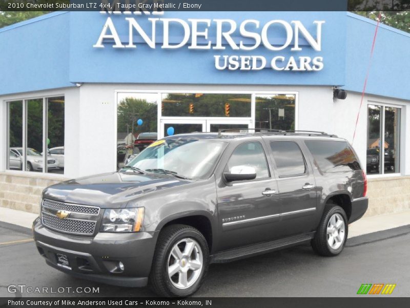 Taupe Gray Metallic / Ebony 2010 Chevrolet Suburban LTZ 4x4