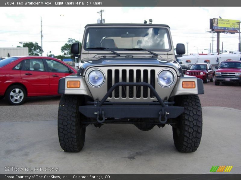 Light Khaki Metallic / Khaki 2004 Jeep Wrangler X 4x4