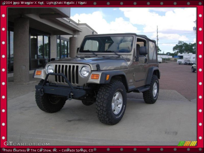 Light Khaki Metallic / Khaki 2004 Jeep Wrangler X 4x4