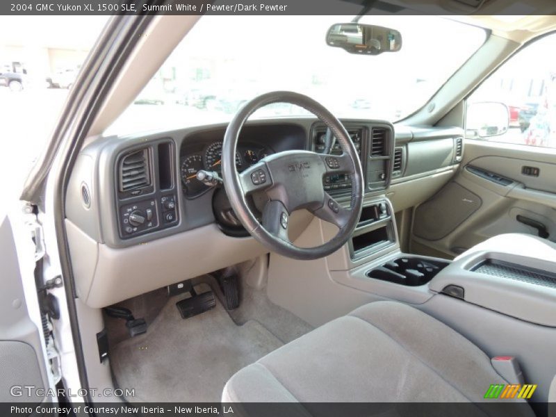 Summit White / Pewter/Dark Pewter 2004 GMC Yukon XL 1500 SLE