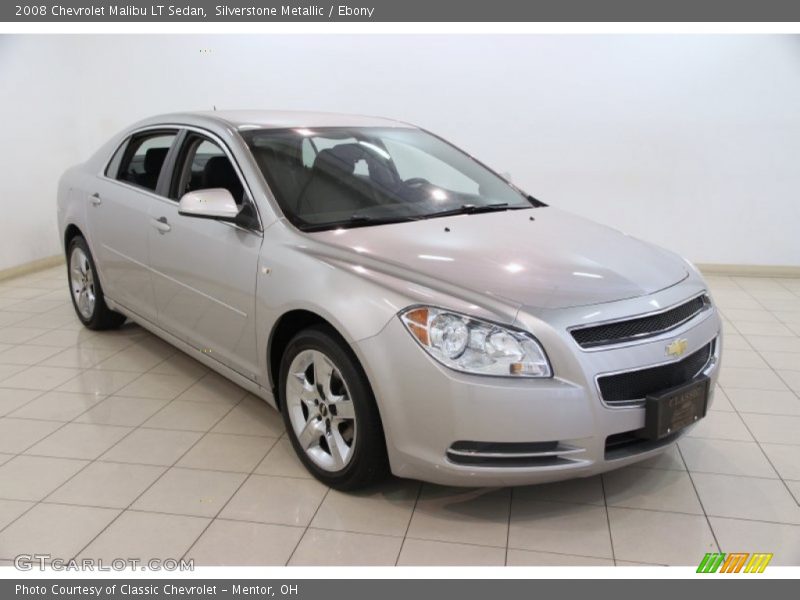 Silverstone Metallic / Ebony 2008 Chevrolet Malibu LT Sedan