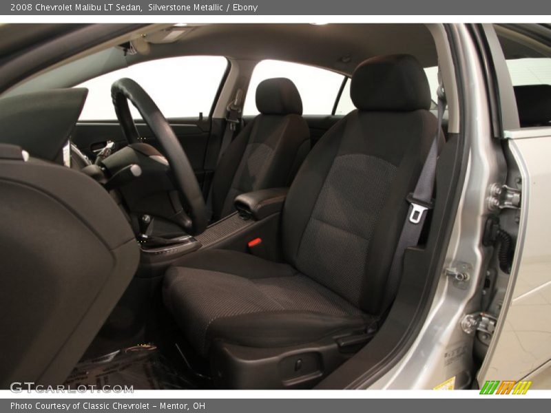 Silverstone Metallic / Ebony 2008 Chevrolet Malibu LT Sedan