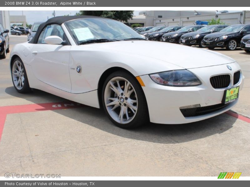 Alpine White / Black 2008 BMW Z4 3.0i Roadster