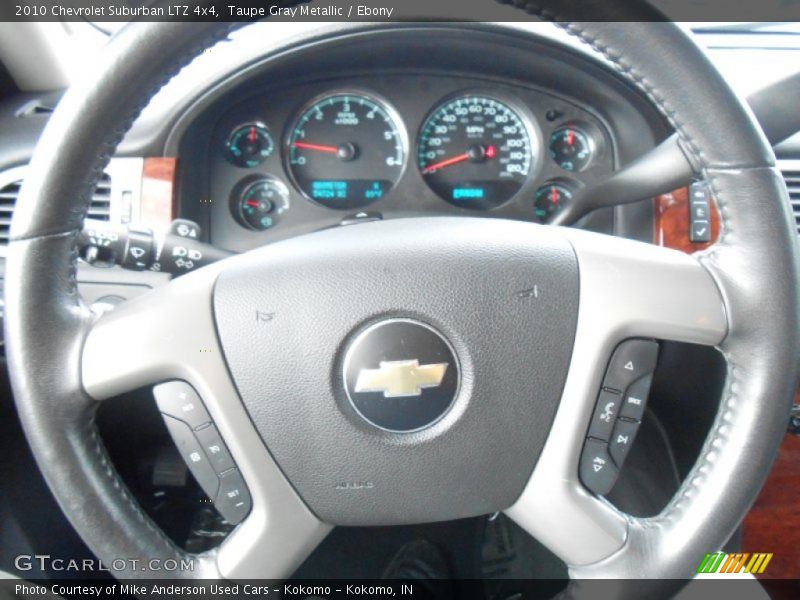 Taupe Gray Metallic / Ebony 2010 Chevrolet Suburban LTZ 4x4