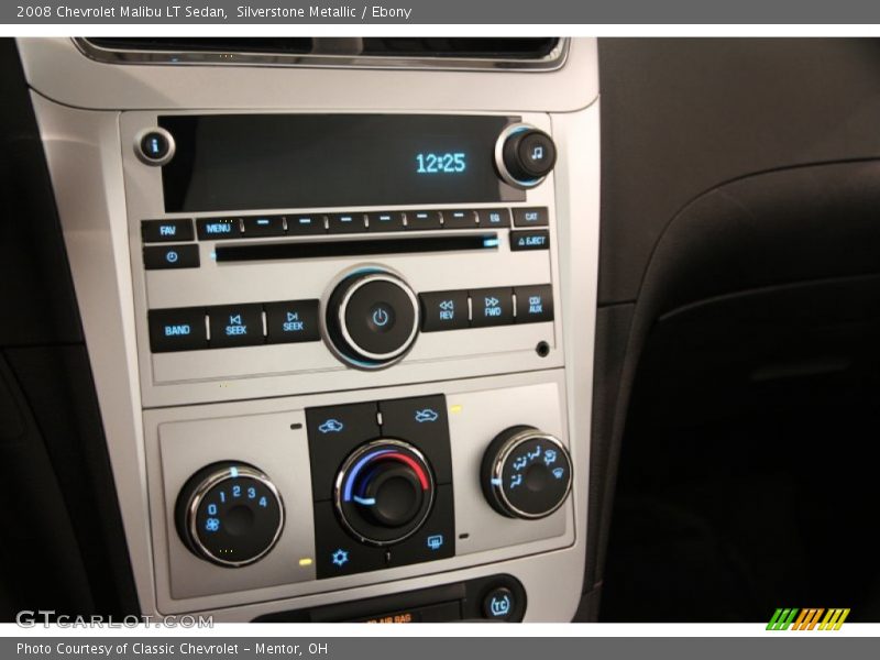 Silverstone Metallic / Ebony 2008 Chevrolet Malibu LT Sedan