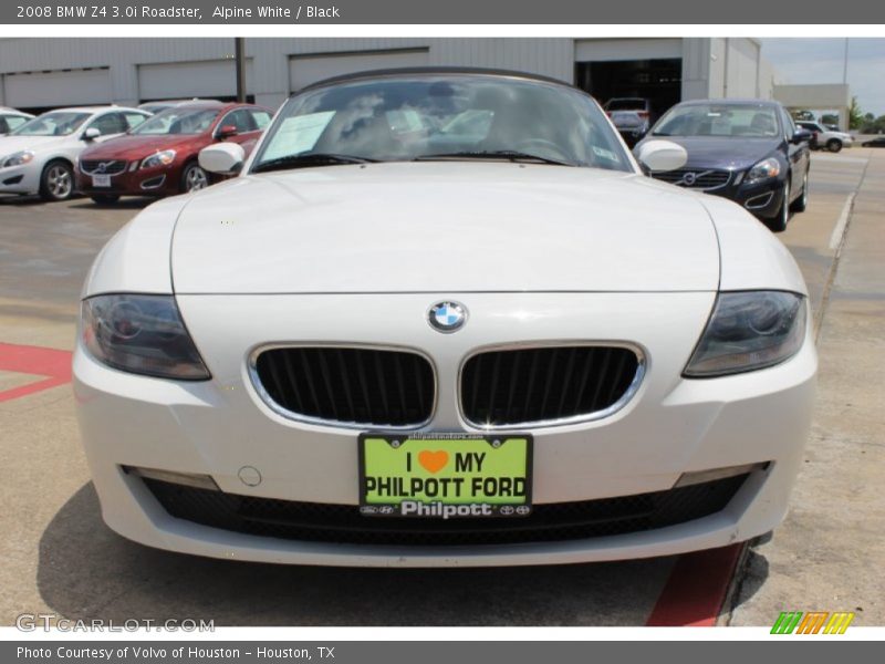Alpine White / Black 2008 BMW Z4 3.0i Roadster