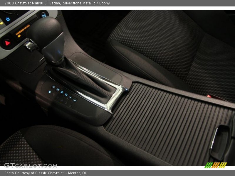 Silverstone Metallic / Ebony 2008 Chevrolet Malibu LT Sedan