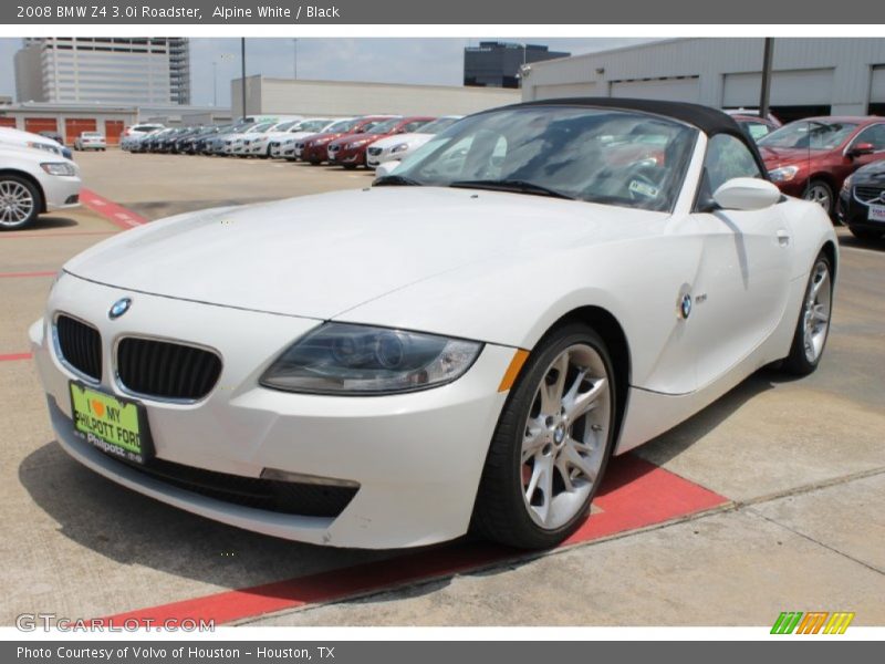 Alpine White / Black 2008 BMW Z4 3.0i Roadster