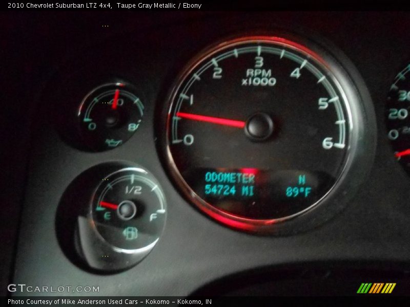 Taupe Gray Metallic / Ebony 2010 Chevrolet Suburban LTZ 4x4