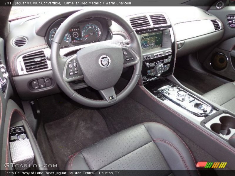 Warm Charcoal Interior - 2013 XK XKR Convertible 