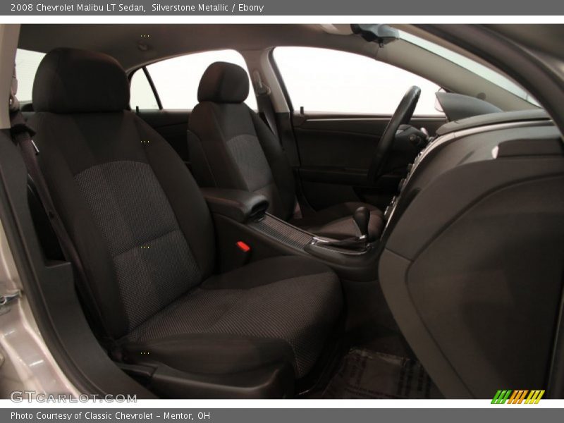 Silverstone Metallic / Ebony 2008 Chevrolet Malibu LT Sedan