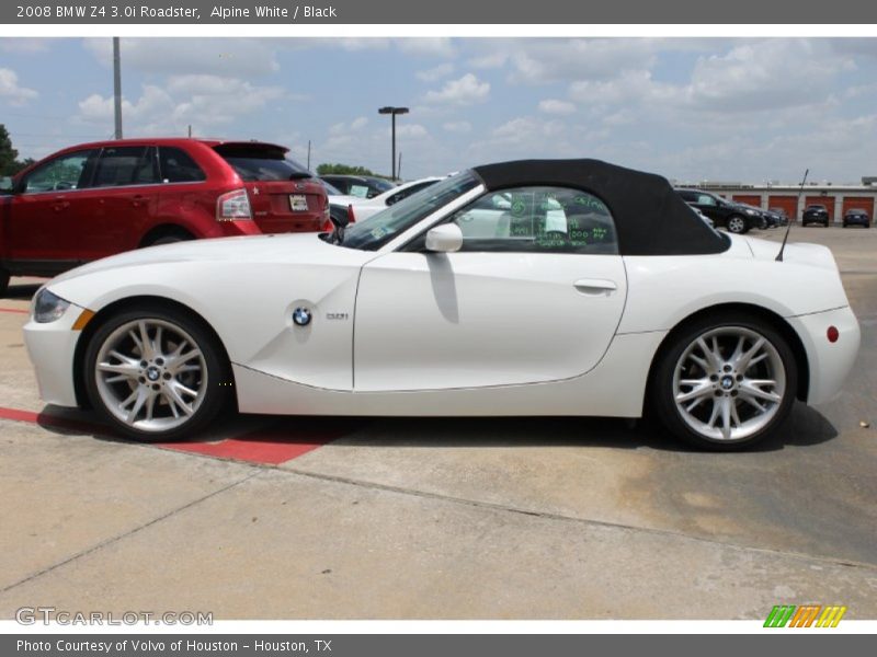 Alpine White / Black 2008 BMW Z4 3.0i Roadster