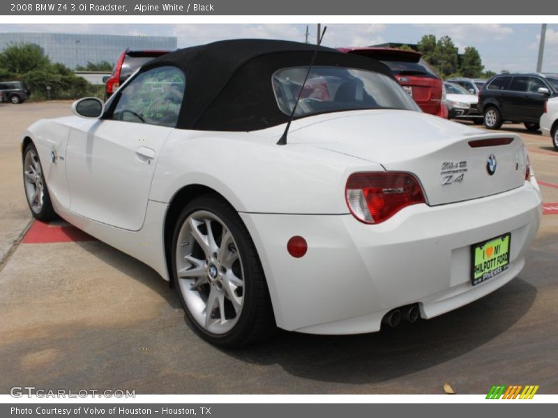 Alpine White / Black 2008 BMW Z4 3.0i Roadster