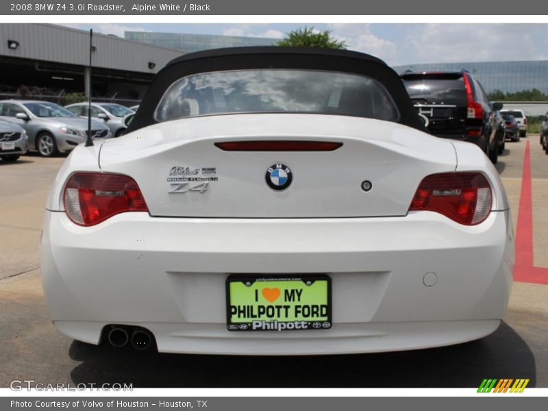Alpine White / Black 2008 BMW Z4 3.0i Roadster