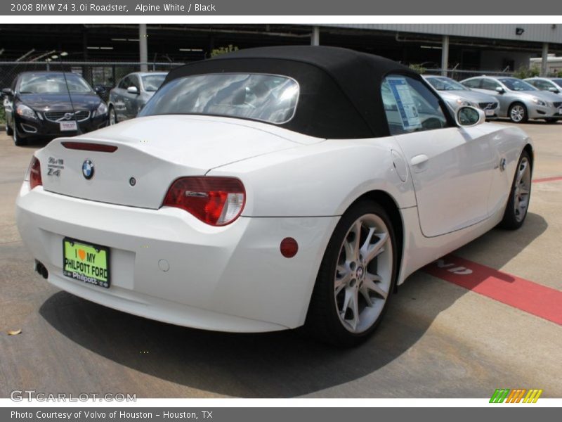 Alpine White / Black 2008 BMW Z4 3.0i Roadster