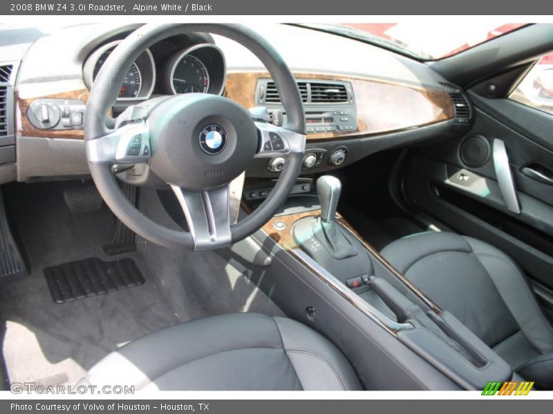 Alpine White / Black 2008 BMW Z4 3.0i Roadster