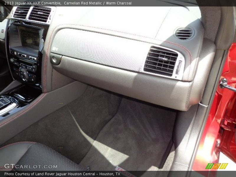 Carnelian Red Metallic / Warm Charcoal 2013 Jaguar XK XKR Convertible