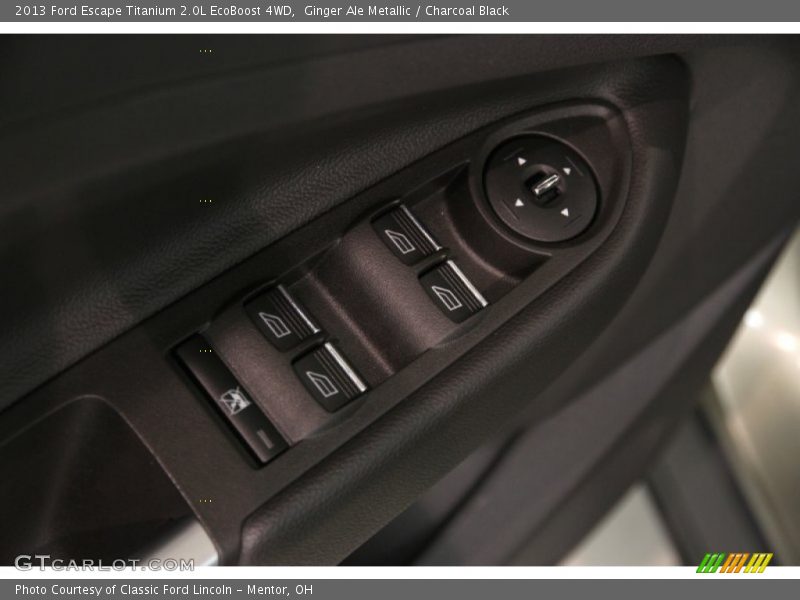 Ginger Ale Metallic / Charcoal Black 2013 Ford Escape Titanium 2.0L EcoBoost 4WD