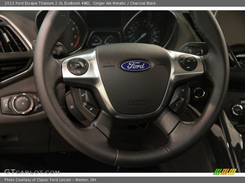 Ginger Ale Metallic / Charcoal Black 2013 Ford Escape Titanium 2.0L EcoBoost 4WD