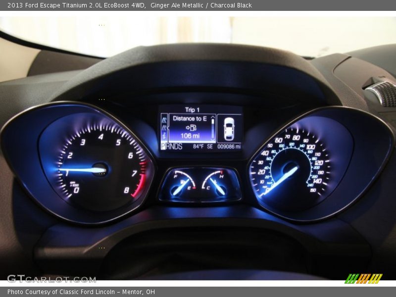 Ginger Ale Metallic / Charcoal Black 2013 Ford Escape Titanium 2.0L EcoBoost 4WD
