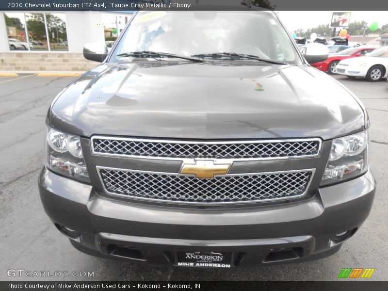 Taupe Gray Metallic / Ebony 2010 Chevrolet Suburban LTZ 4x4