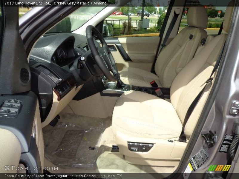 Front Seat of 2013 LR2 HSE