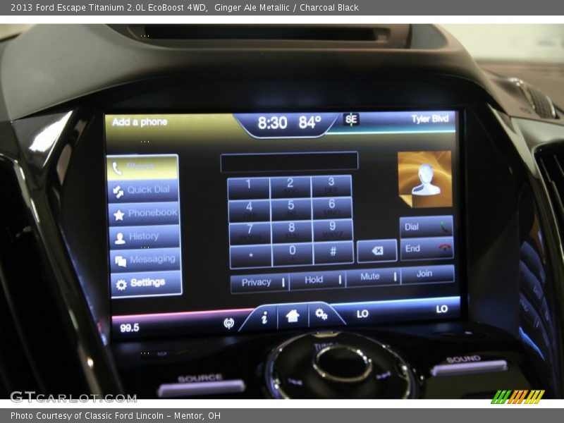 Ginger Ale Metallic / Charcoal Black 2013 Ford Escape Titanium 2.0L EcoBoost 4WD