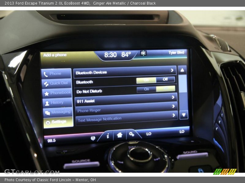 Ginger Ale Metallic / Charcoal Black 2013 Ford Escape Titanium 2.0L EcoBoost 4WD