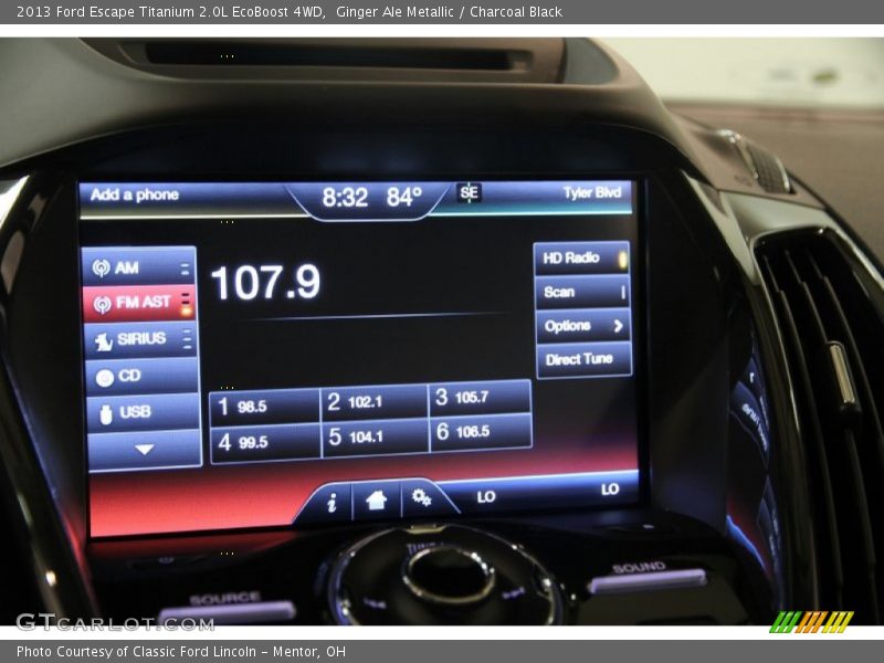 Ginger Ale Metallic / Charcoal Black 2013 Ford Escape Titanium 2.0L EcoBoost 4WD