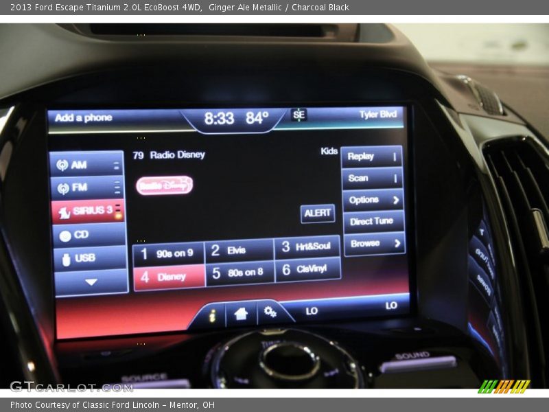 Ginger Ale Metallic / Charcoal Black 2013 Ford Escape Titanium 2.0L EcoBoost 4WD