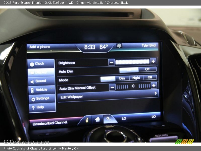 Ginger Ale Metallic / Charcoal Black 2013 Ford Escape Titanium 2.0L EcoBoost 4WD