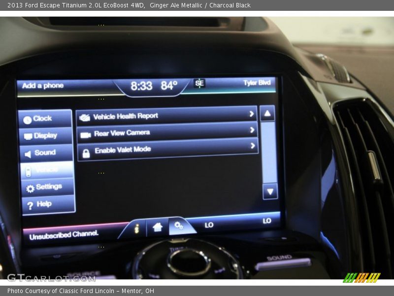 Ginger Ale Metallic / Charcoal Black 2013 Ford Escape Titanium 2.0L EcoBoost 4WD