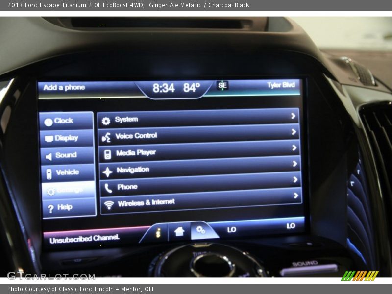 Ginger Ale Metallic / Charcoal Black 2013 Ford Escape Titanium 2.0L EcoBoost 4WD