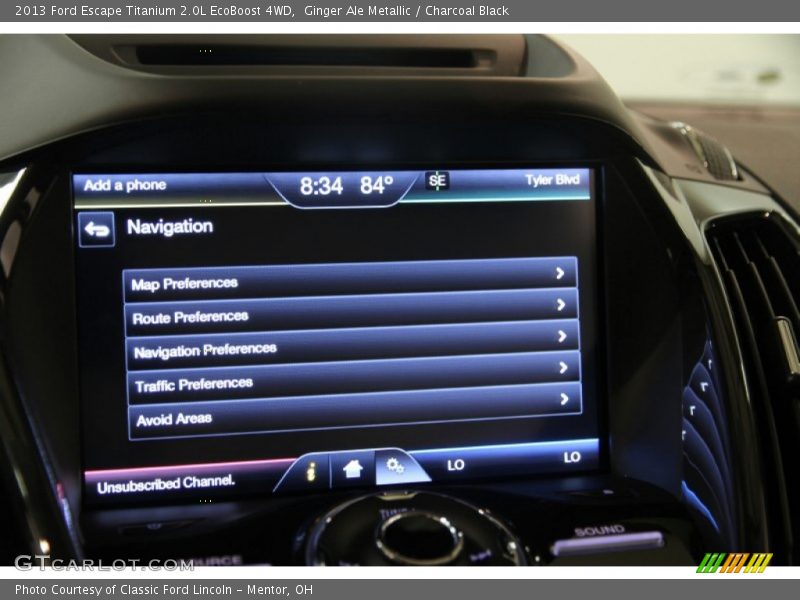 Ginger Ale Metallic / Charcoal Black 2013 Ford Escape Titanium 2.0L EcoBoost 4WD