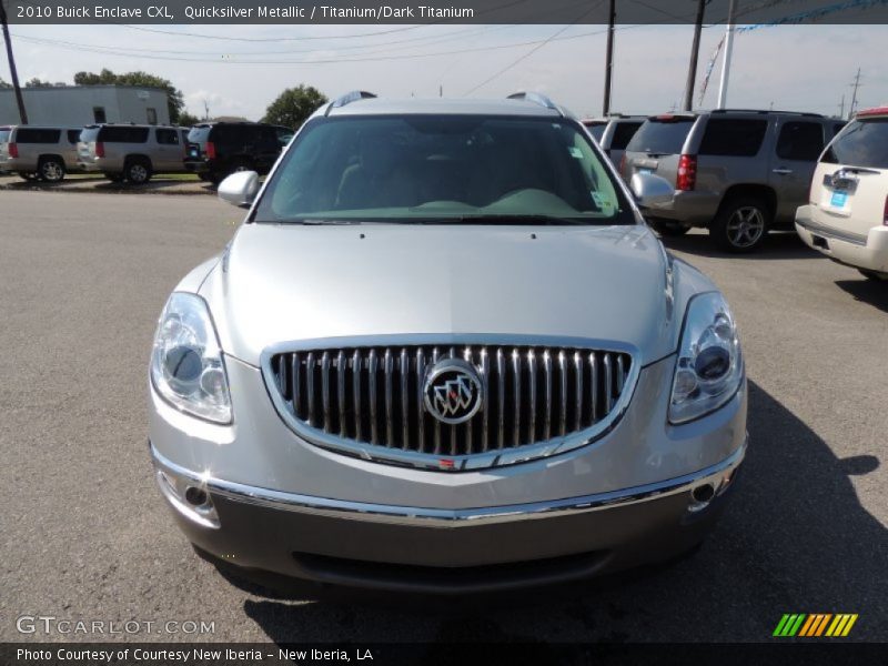Quicksilver Metallic / Titanium/Dark Titanium 2010 Buick Enclave CXL
