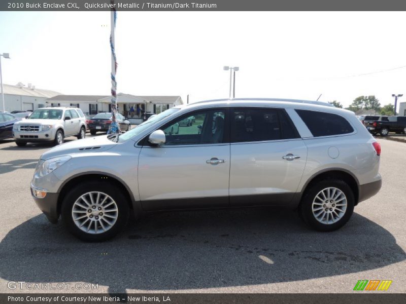 Quicksilver Metallic / Titanium/Dark Titanium 2010 Buick Enclave CXL