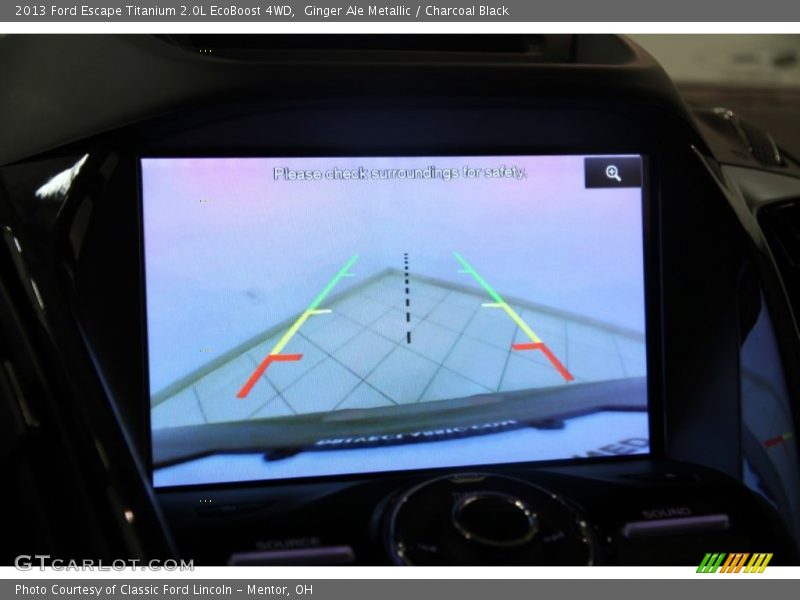 Ginger Ale Metallic / Charcoal Black 2013 Ford Escape Titanium 2.0L EcoBoost 4WD