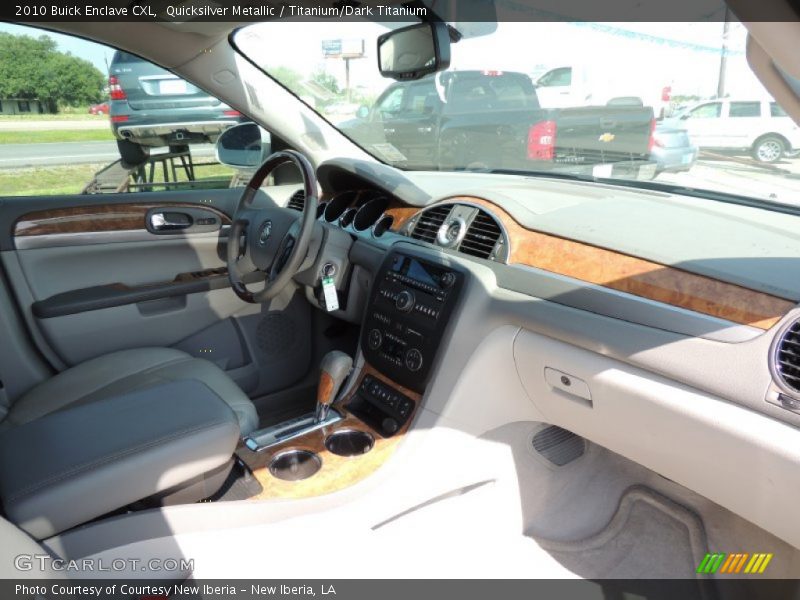 Quicksilver Metallic / Titanium/Dark Titanium 2010 Buick Enclave CXL